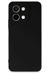 Vivo Y28 Kılıf First Silikon - Siyah