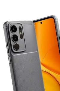 Vivo Y29 4G Auto Focus Karbon Kapak - Gri