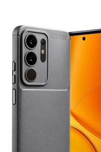 Vivo Y29 4G Auto Focus Karbon Kapak - Gri
