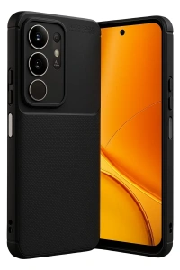 Vivo Y29 4G Auto Focus Karbon Kapak - Siyah