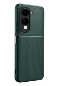 Vivo Y29S Auto Focus Karbon Kapak - Koyu Yeşil