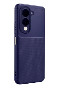 Vivo Y29S Auto Focus Karbon Kapak - Lacivert