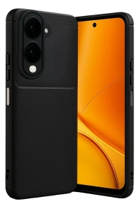 Vivo Y29S Auto Focus Karbon Kapak - Siyah