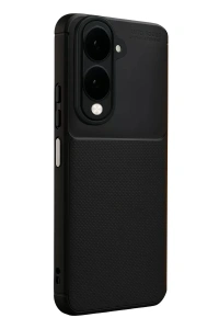 Vivo Y29S Auto Focus Karbon Kapak - Siyah