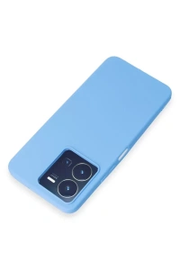 Vivo Y35 Kılıf First Silikon - Mavi