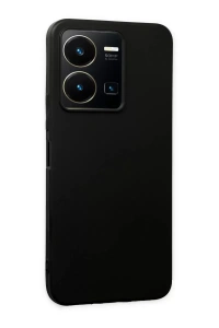Vivo Y35 Kılıf First Silikon - Siyah