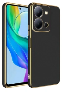 Vivo Y36 Kılıf Volet Silikon - Siyah