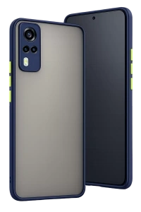 Vivo Y53S Kılıf Montreal Silikon Kapak - Lacivert