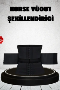 Vücut Şekillendirici Bel Sargısı Kaymaz Esnek Tasarım