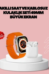 Watch 9 Max Akıllı Saat 45 mm Geniş Ekran Kulaklık Seti