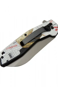 Welder Robot Çakı 21 cm Yarı Otomatik , Kemerlikli