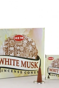 White Musk Aromalı Konik Tütsü