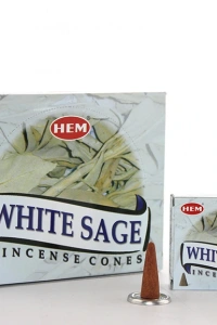 White Sage Aromalı Konik Tütsü