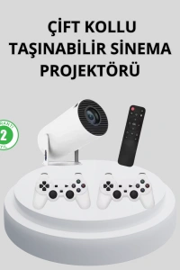 Wi-Fi 6 ve Bluetooth 5.0 Destekli 4K Akıllı Projeksiyon Cihazı