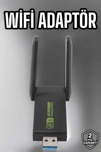 Wifi Adaptör Çift Bantlı Kablosuz Wifi Adaptörü