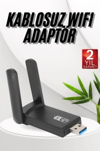 Wifi Adaptörü Bt5.0 Wifi 2si Bir Arada Çift Bantlı Çift Anten