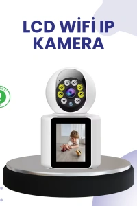WiFi İç Mekan Kamera 2K Gece Görüşlü Çift Yönlü Görüntü Konuşma Destekli