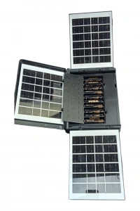 Wıson WS-5585 Çok Fonksiyonlu 3 Solar Panelli 400W Spot Aydınlatma