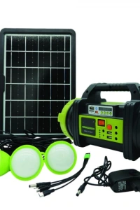 Wıson WS-5683 Şarjlı 30w Solar Şarjlı Ev Aydınlatma Seti Radyo Ve Fan Powebank