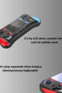 X7M Vintage 3.5 İnç 500’ü 1 Arada Klasik Oyun Konsolu