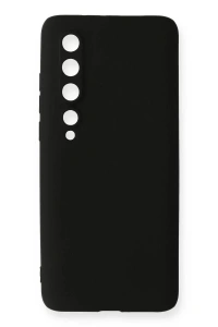 Xiaomi Mi 10 Kılıf First Silikon - Siyah