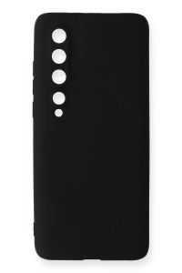 Xiaomi Mi 10 Kılıf First Silikon - Siyah
