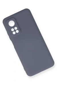Xiaomi Mi 10T Kılıf Nano içi Kadife Silikon - Gri