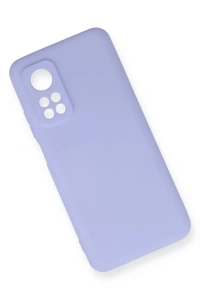 Xiaomi Mi 10T Kılıf Nano içi Kadife Silikon - Lila