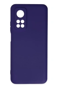Xiaomi Mi 10T Kılıf Nano içi Kadife Silikon - Mor