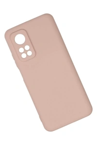 Xiaomi Mi 10T Kılıf Nano içi Kadife Silikon - Pudra