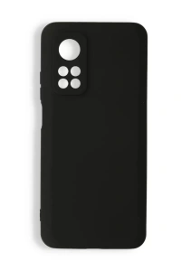 Xiaomi Mi 10T Kılıf Nano içi Kadife Silikon - Siyah