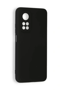 Xiaomi Mi 10T Kılıf Nano içi Kadife Silikon - Siyah