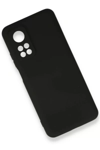 Xiaomi Mi 10T Kılıf Nano içi Kadife Silikon - Siyah