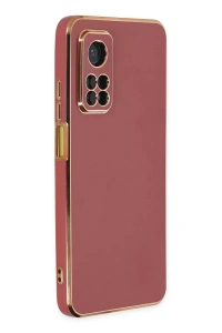 Xiaomi Mi 10T Kılıf Volet Silikon - Kırmızı