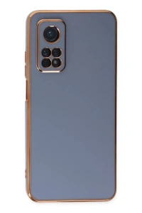Xiaomi Mi 10T Kılıf Volet Silikon - Mavi