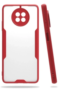 Xiaomi Mi 10T Lite Kılıf Platin Silikon - Kırmızı
