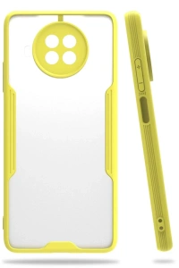 Xiaomi Mi 10T Lite Kılıf Platin Silikon - Sarı