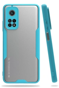 Xiaomi Mi 10T Pro Kılıf Platin Silikon - Mavi