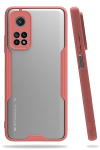 Xiaomi Mi 10T Pro Kılıf Platin Silikon - Pembe