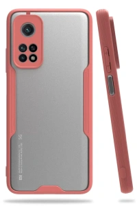 Xiaomi Mi 10T Pro Kılıf Platin Silikon - Pembe
