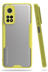 Xiaomi Mi 10T Pro Kılıf Platin Silikon - Sarı
