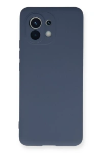 Xiaomi Mi 11 Kılıf Nano içi Kadife Silikon - Gri