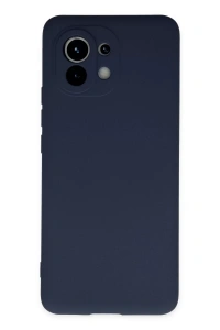 Xiaomi Mi 11 Kılıf Nano içi Kadife Silikon - Lacivert