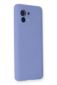 Xiaomi Mi 11 Kılıf Nano içi Kadife Silikon - Lila