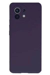 Xiaomi Mi 11 Kılıf Nano içi Kadife Silikon - Mor