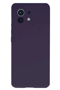Xiaomi Mi 11 Kılıf Nano içi Kadife Silikon - Mor