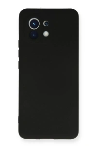 Xiaomi Mi 11 Kılıf Nano içi Kadife Silikon - Siyah