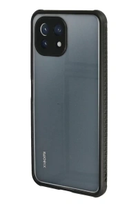 Xiaomi Mİ 11 Lite Kılıf Miami Şeffaf Silikon - Siyah