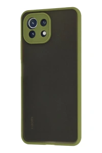 Xiaomi Mİ 11 Lite Kılıf Montreal Silikon Kapak - Açık Yeşil