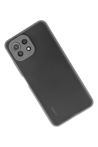 Xiaomi Mİ 11 Lite Kılıf Montreal Silikon Kapak - Gri